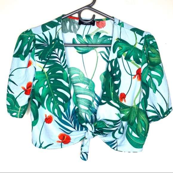 Zara Accessories Floral Shorts Top Set M/L .....2 - Picture 3 of 4